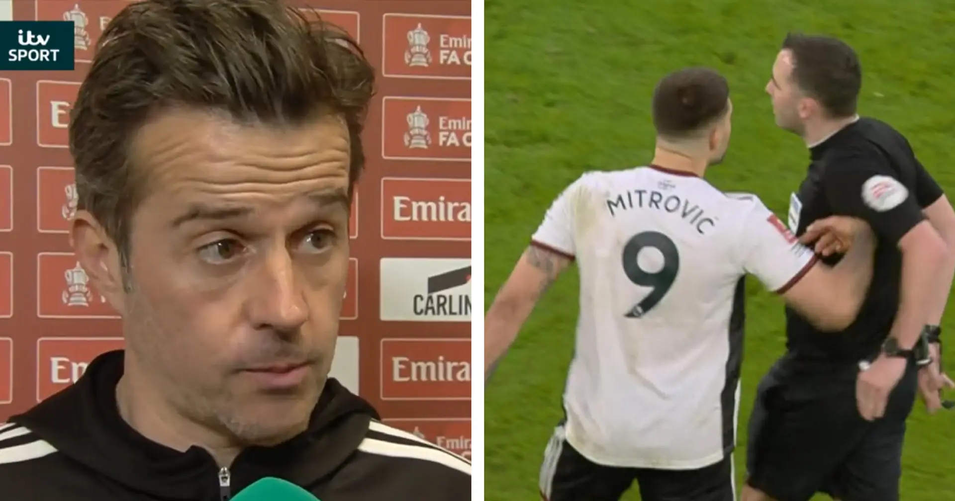 'Difficult for us to understand': Fulham boss Silva slams referees for some decisions vs United
