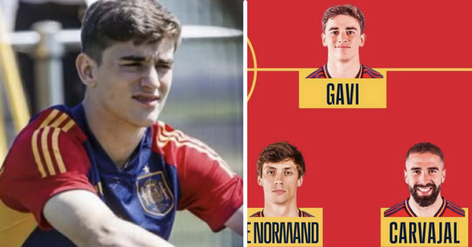Gavi est titulaire avec l'Espagne malgré la crainte de blessure, 2 autres joueurs du Barça présents
