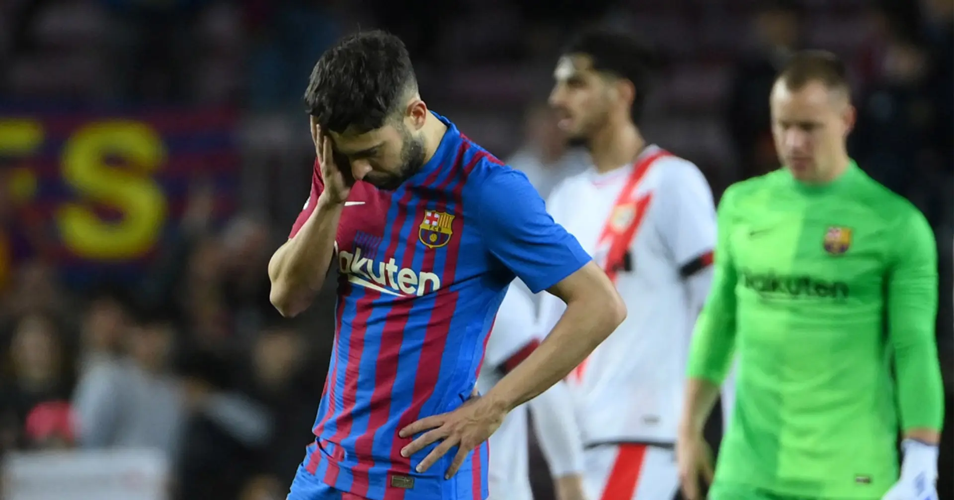 Frenkie - 5, Auba - 3: valoración de los jugadores del Barça en la derrota ante el Rayo Vallecano