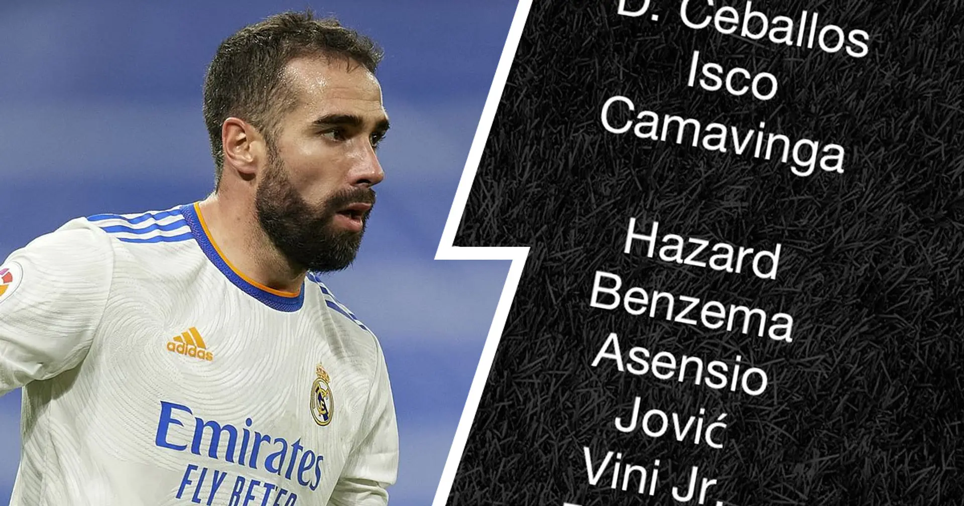 Carvajal and Jovic back as Real Madrid confirm 24-man squad for Super Cup