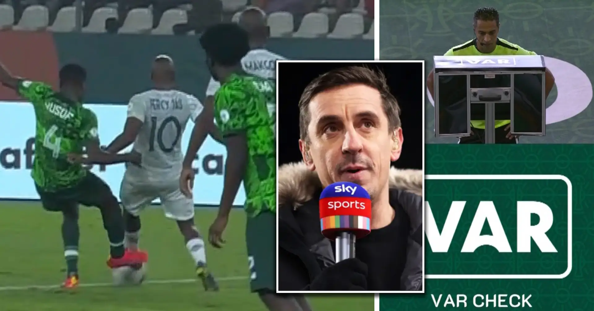 'It's like they invented it': Gary Neville praises AFCON staggering officiating