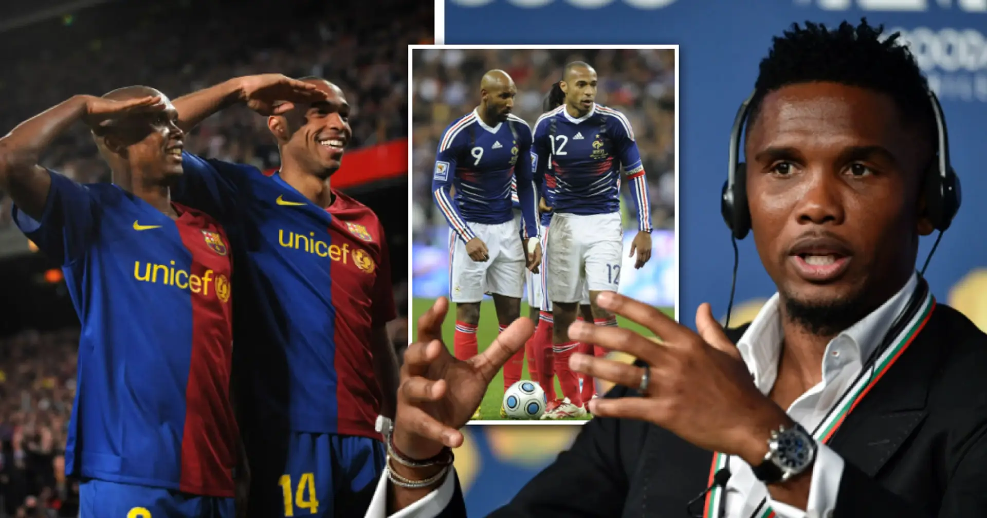 'Thierry Henry was not at the level of Anelka': Samuel Eto'o claims Thierry Henry is overrated in leaked video