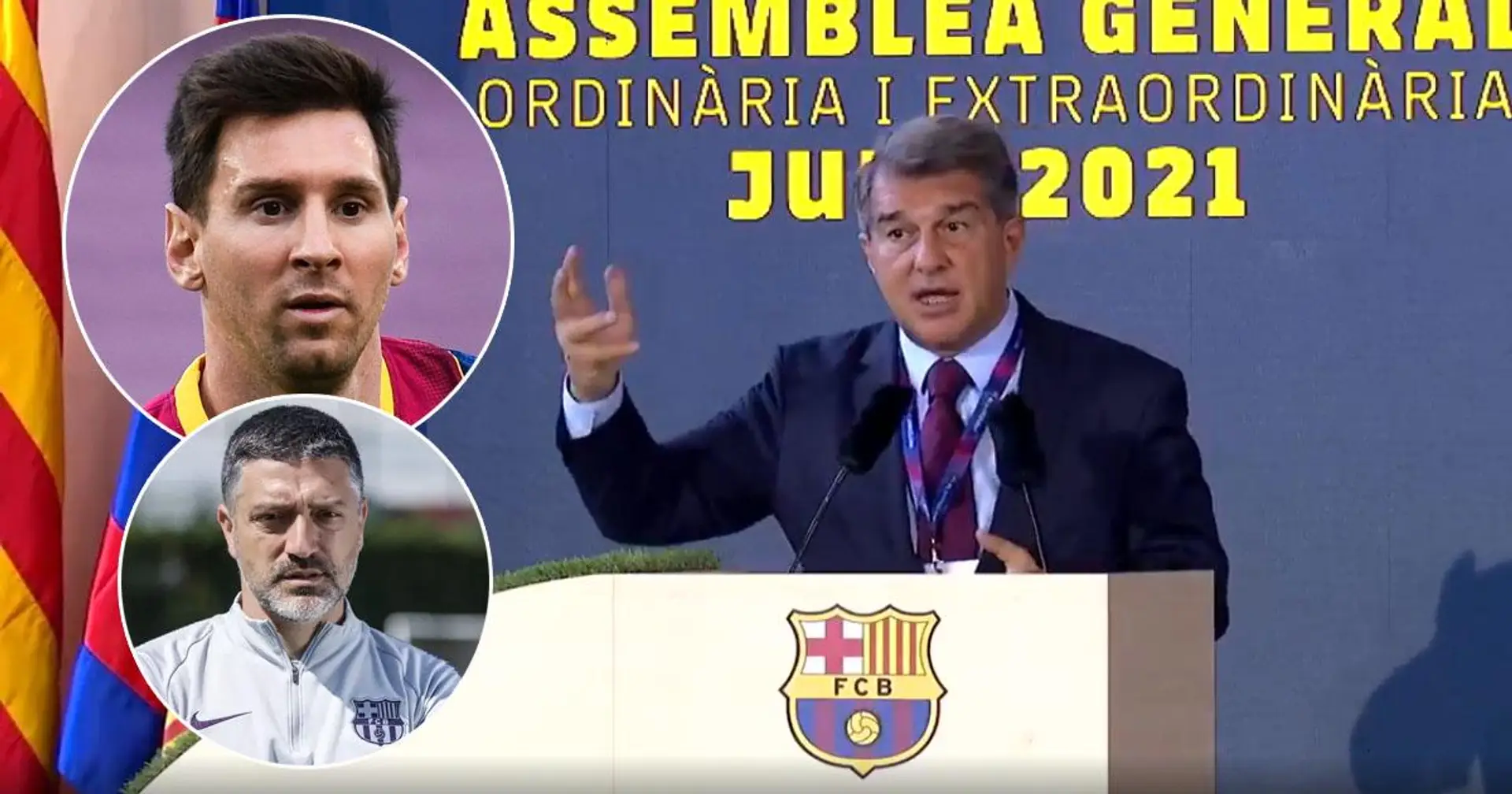 Las 6 ideas clave del discurso de Laporta: Messi, García Pimienta, finanzas y más