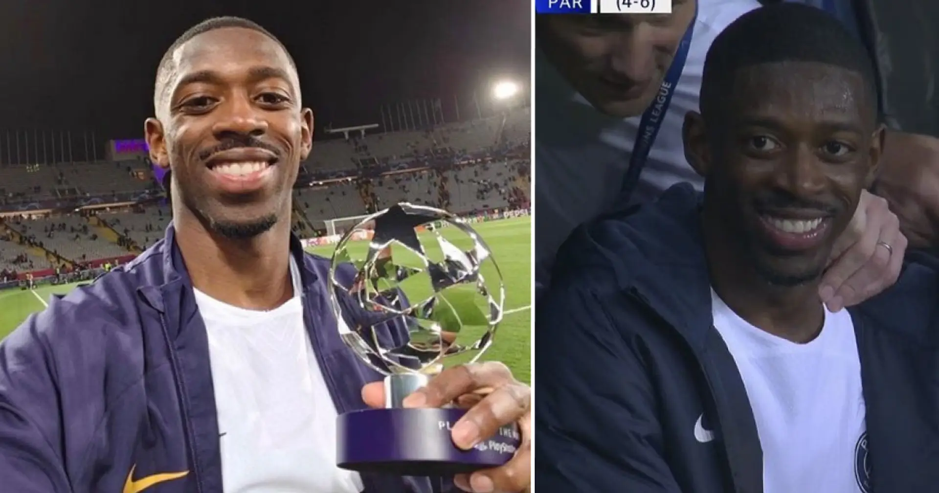 Barca player likes Dembele's IG post celebrating his MOTM performance in PSG win