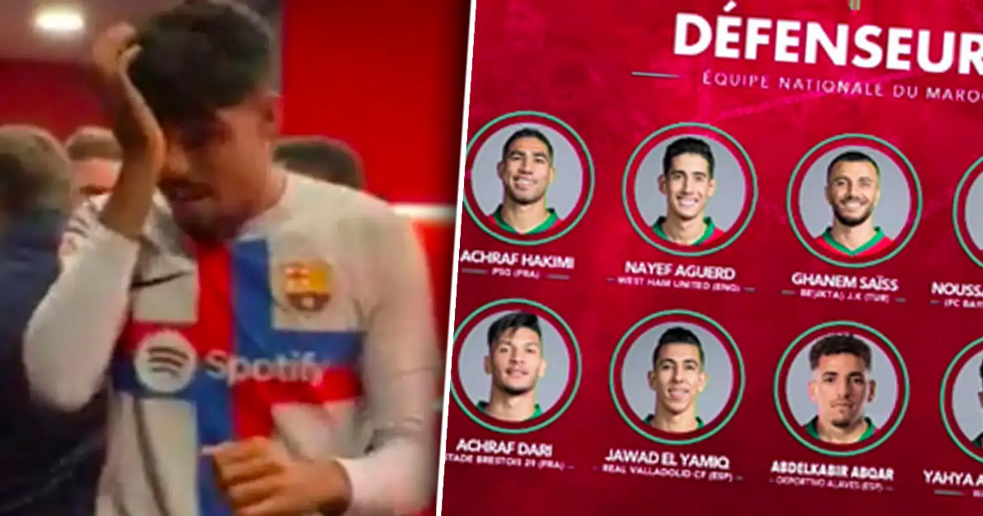 Barca defender receives surprise Morocco call-up – he has played just one minute for Xavi's team