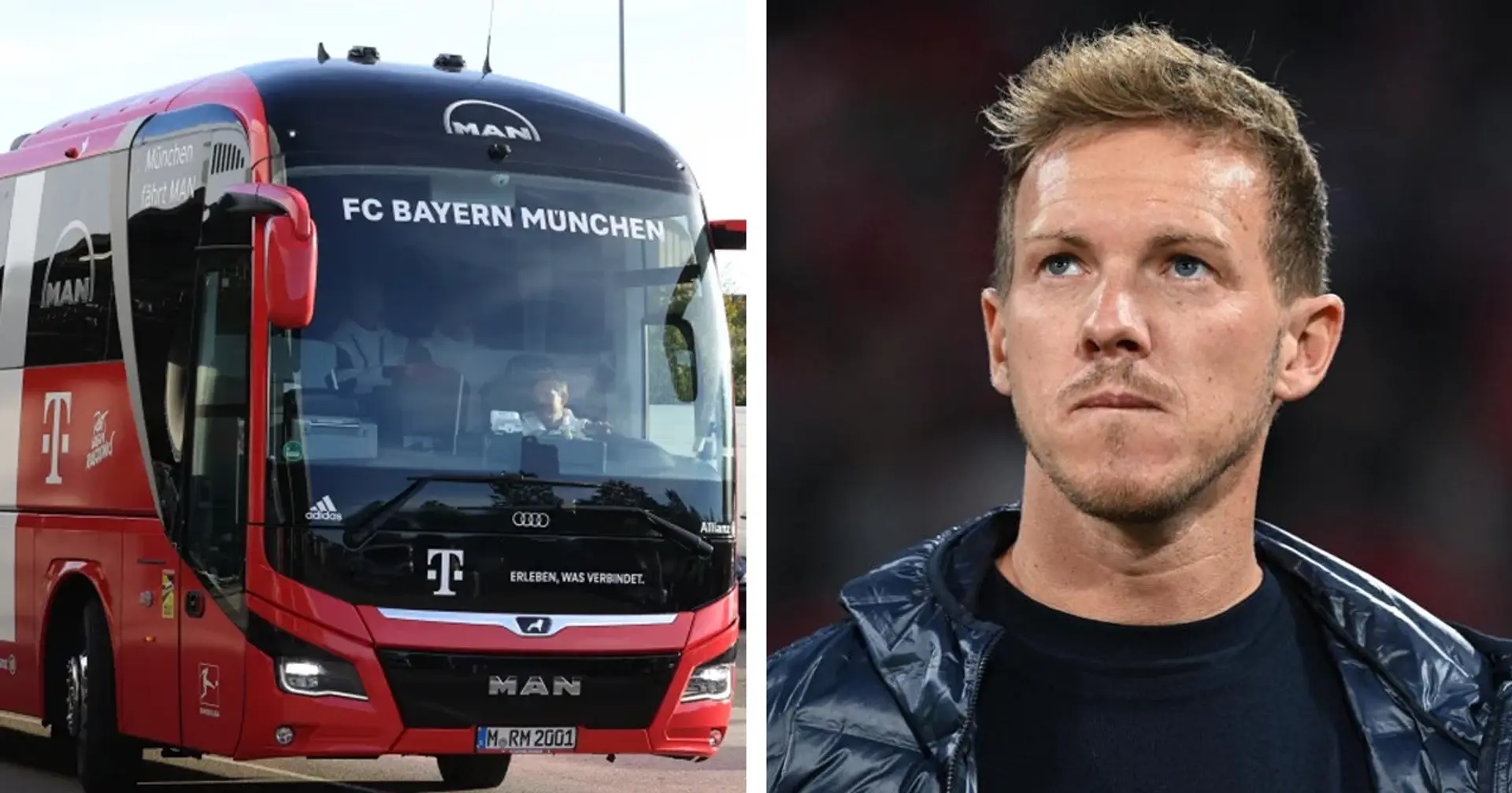 Ungewöhnlich, aber umweltfreundlich: Bayern-Spieler sind nach Pilsen mit dem Bus gereist