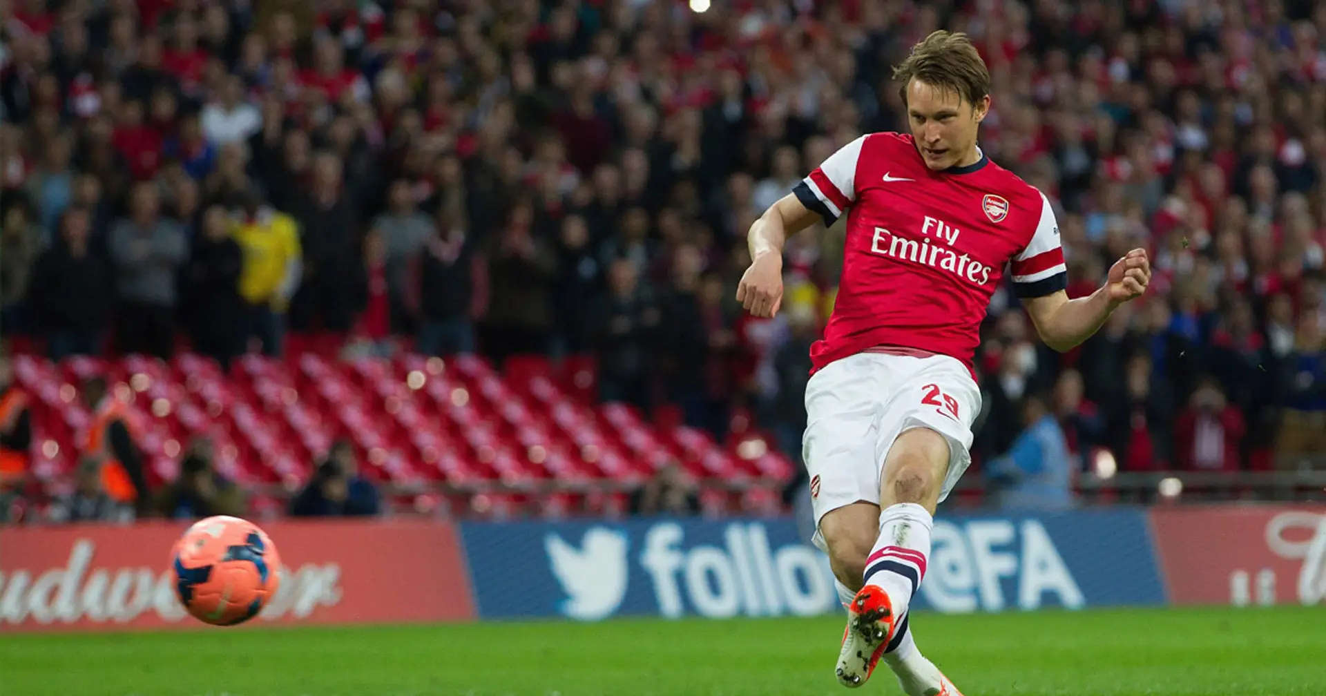 Kim Kallstrom perfectly sums up his time at Arsenal: 'I walked in, hit the penalty, we won a trophy and then I walked out again'