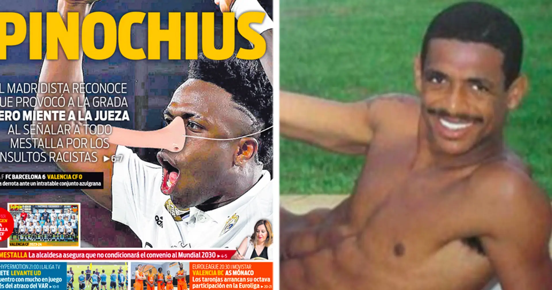 Los brasileños llenan las redes sociales del Valencia con fotos desnudas: tiene que ver con Vinicius Jr