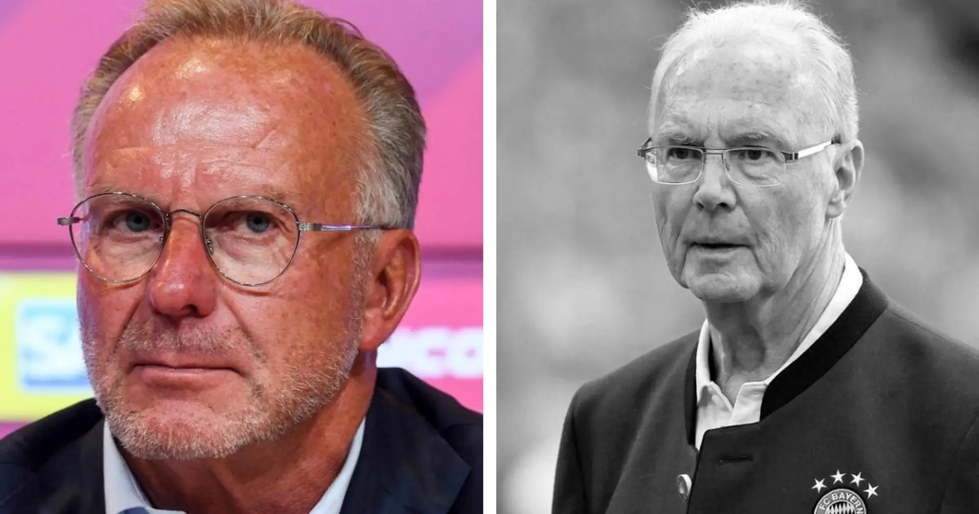 Rummenigge kritisiert DFB für Umgang mit Beckenbauer - den Namen einer Person will er überhaupt nicht in den Mund nehmen 