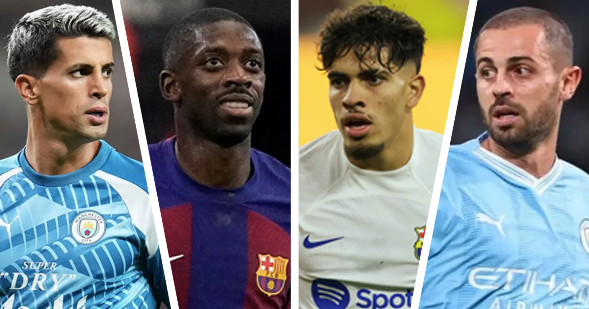 Bernardo Silva, Cancelo et 11 autres noms dans le tour d'horizon des transferts du Barça avec cotes de probabilité