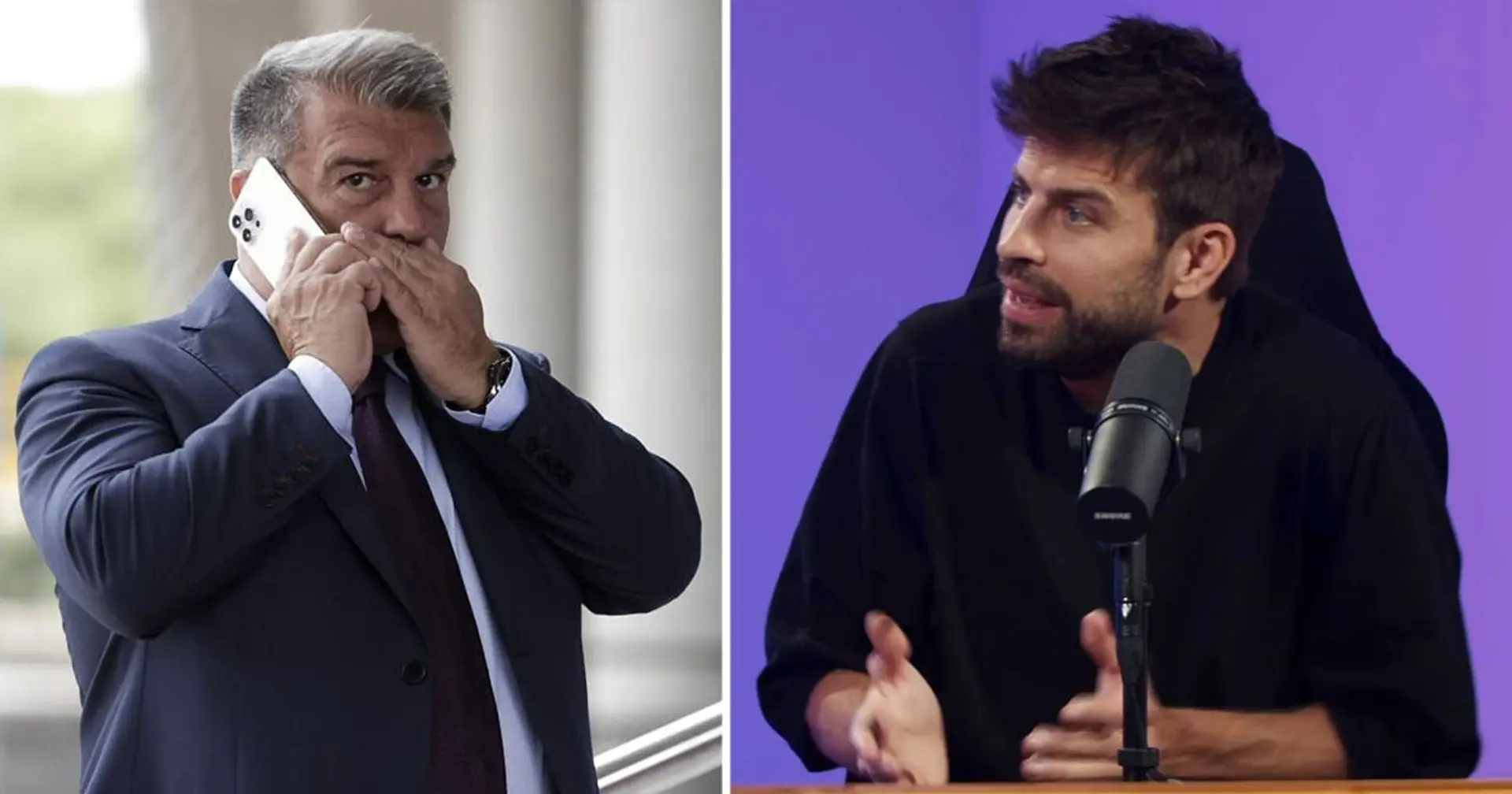 Pique makes one promise to Barca fans - it's not about presidency