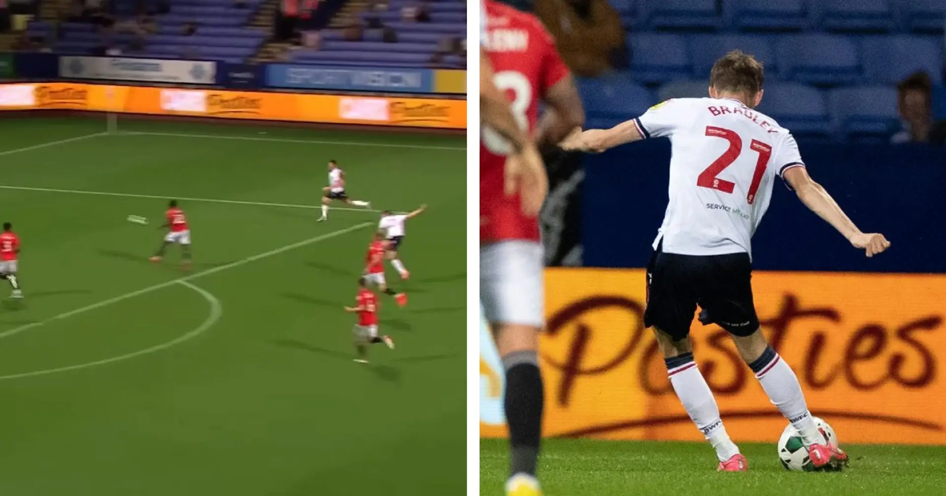 Liverpool loanee Conor Bradley's sublime finish to score first Bolton goal (video)