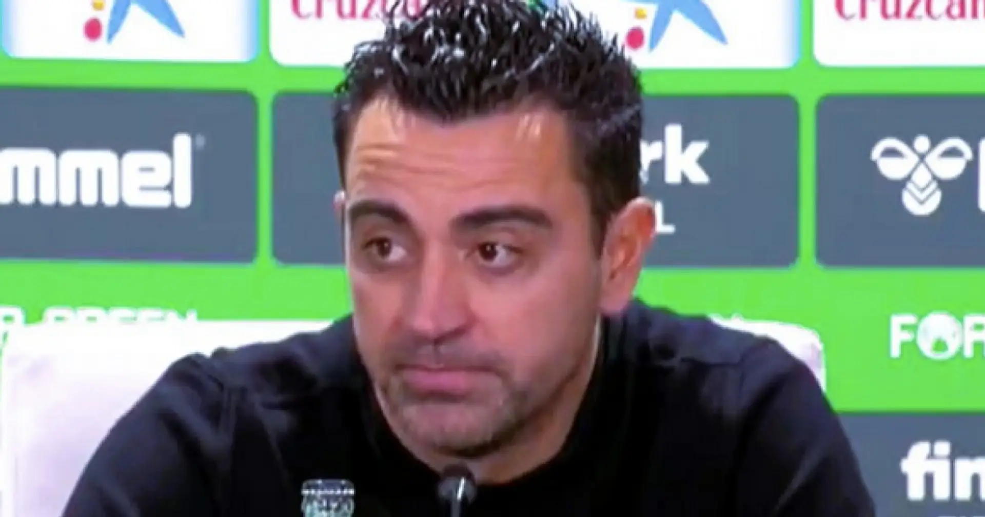 Xavi: 'We have competed very well. We can be proud'