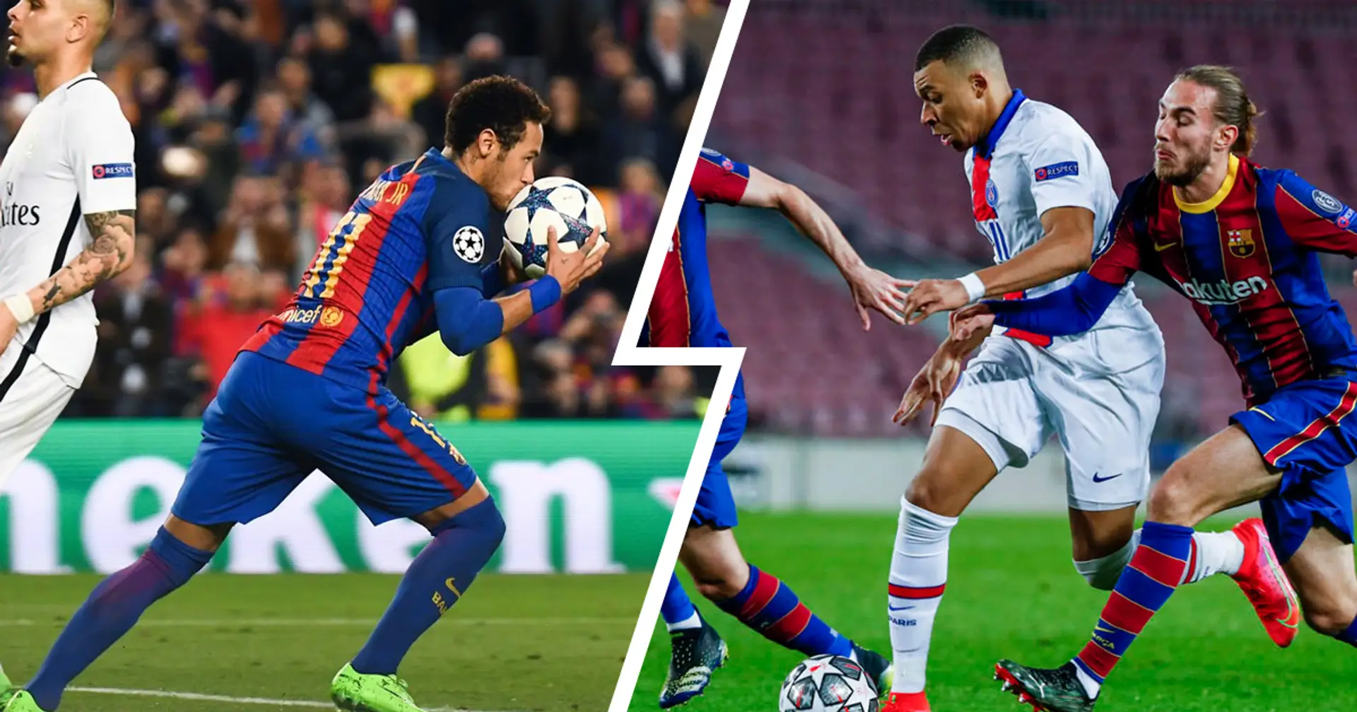 Neymar et 4 autres différences entre le PSG d'aujourd'hui et celui de la remontada de 2017