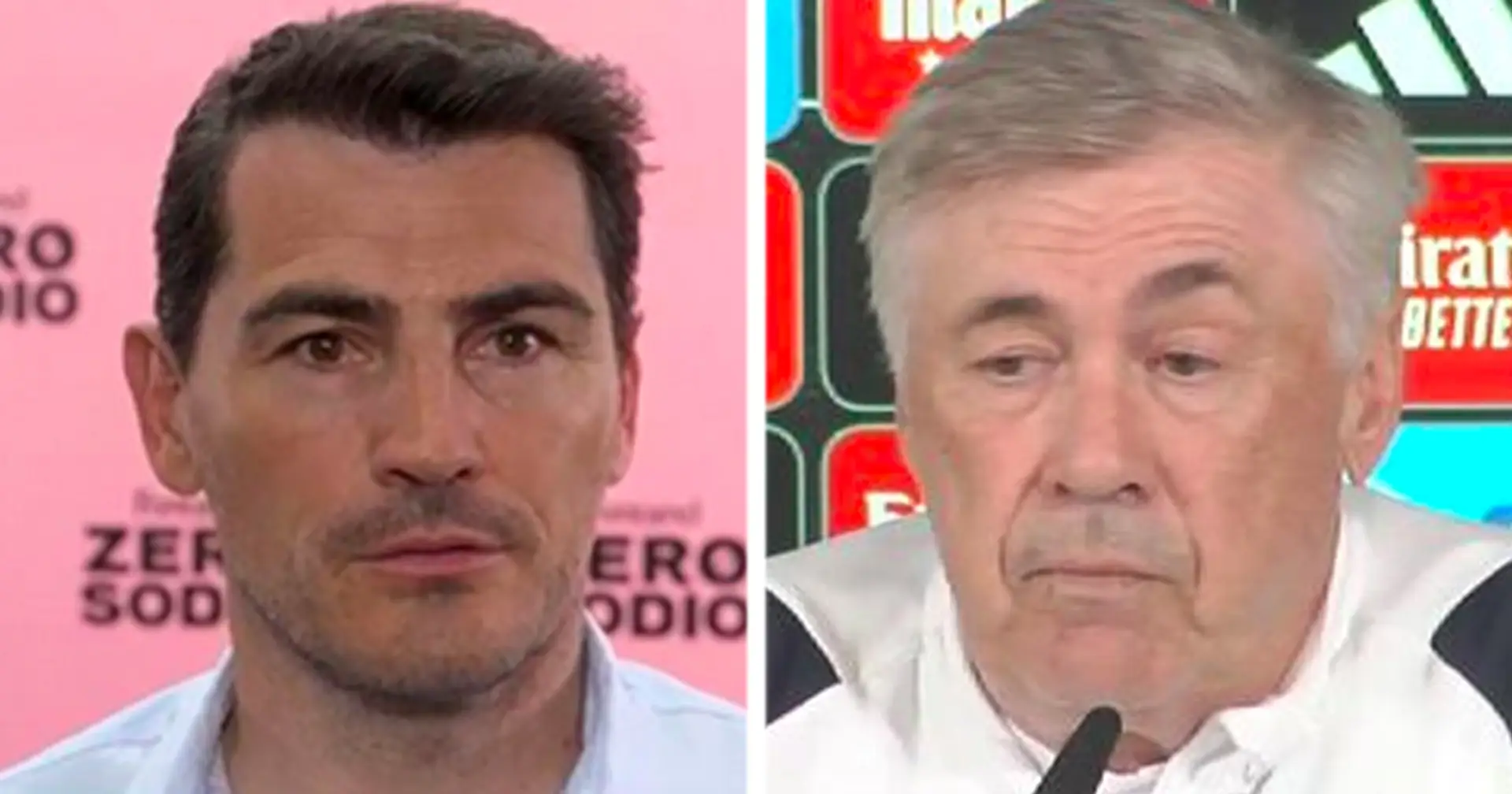 Ancelotti mentionne Casillas lorsqu'on l'interroge sur Lunin contre Courtois pour la finale de la Ligue des champions