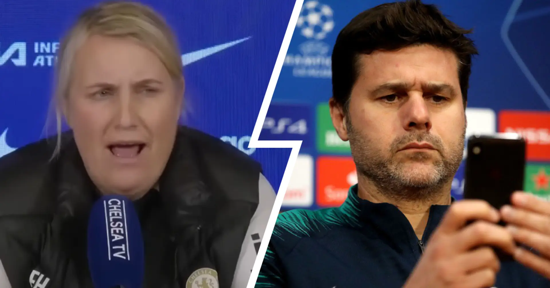 Emma Hayes reveals surprising call from Man United camp — she even had to put Mauricio Pochettino on hold