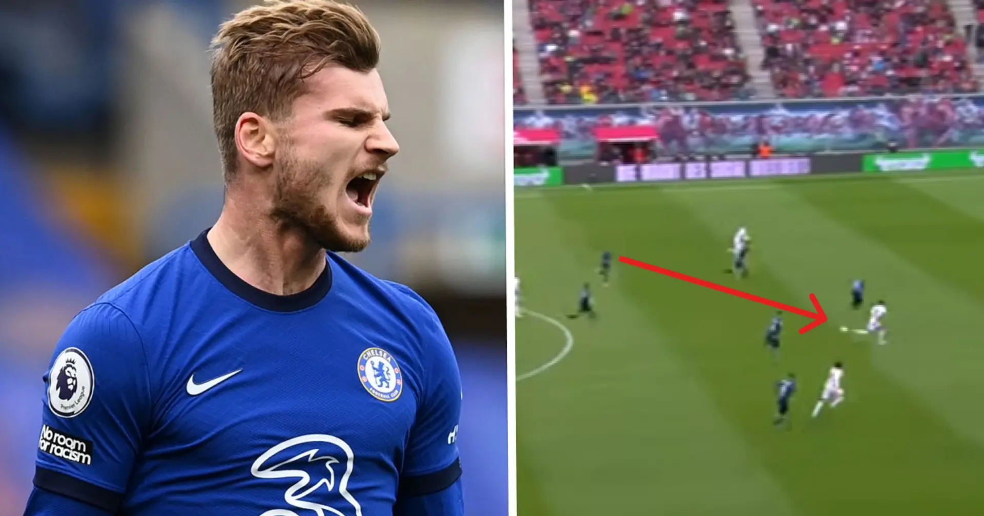 Nkunku bags a brace in latest Leipzig game, one goal is Werner-like (video)