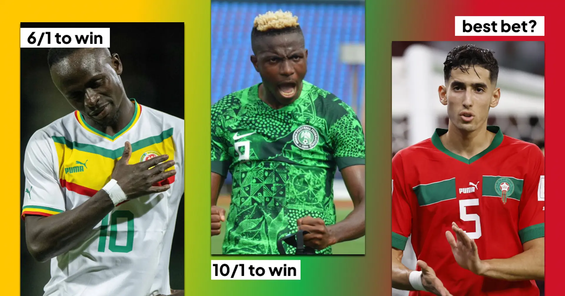 Top 5 favourites to win AFCON and their likely starting XI