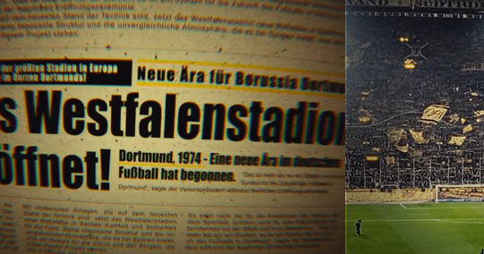 50 Jahre in 50 Sekunden: Dortmund feiert den Geburtstag vom Westfalenstadion