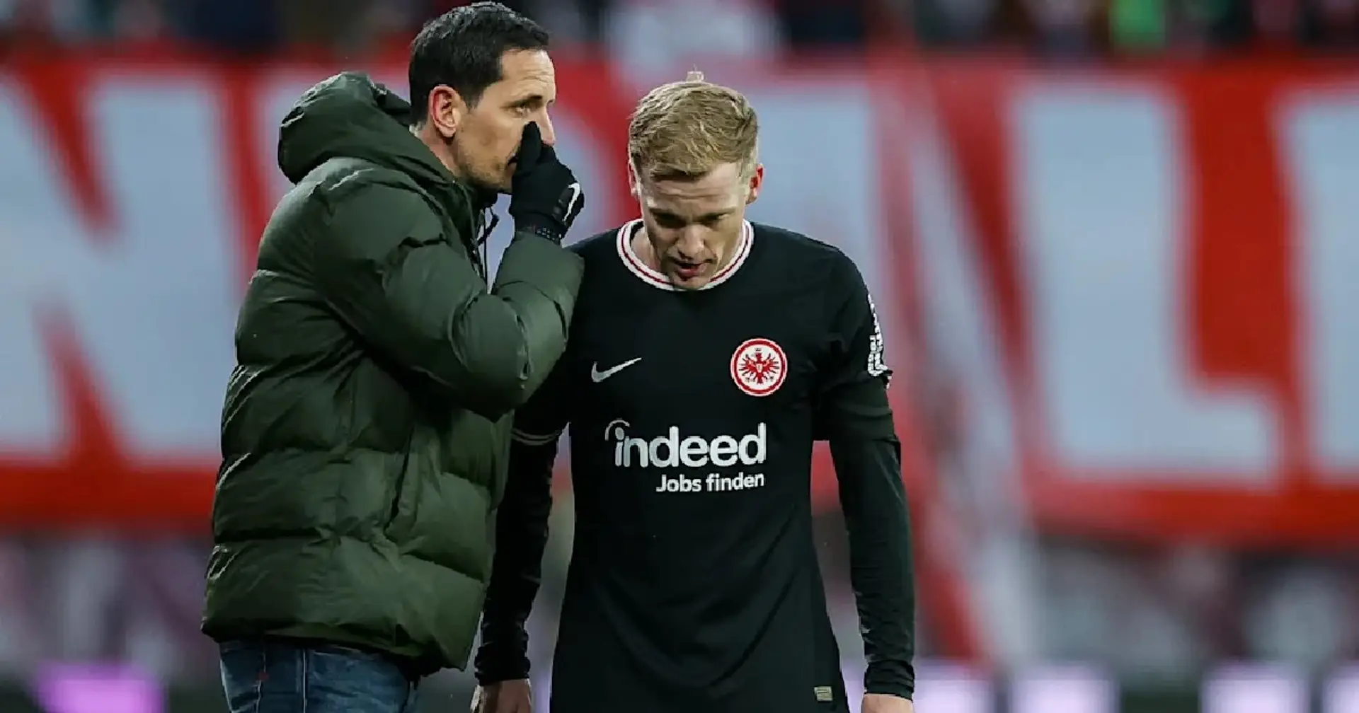 Frankfurt coach issues apology to Van de Beek