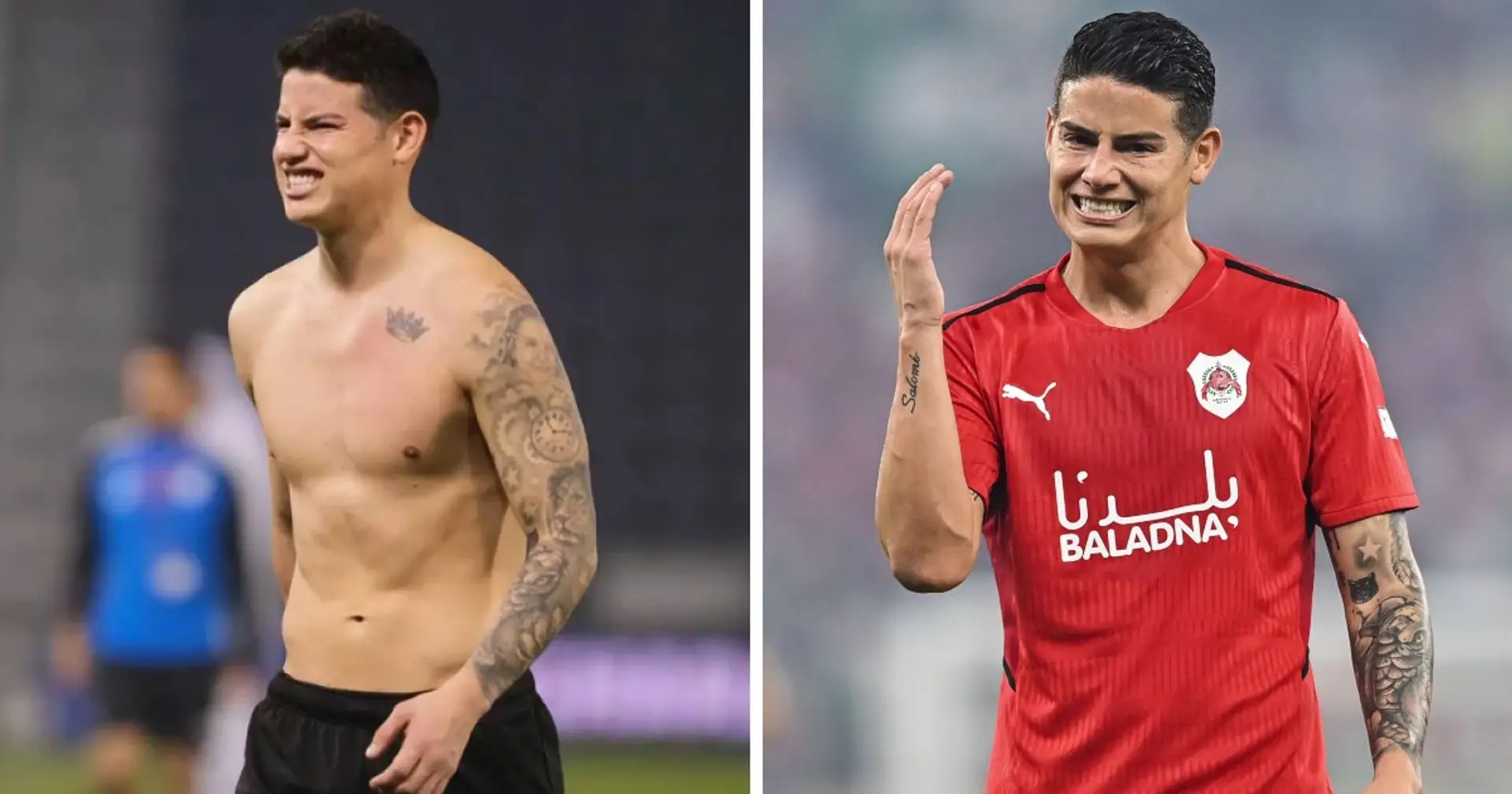 James Rodriguez was 'afraid' to shower naked in Qatar