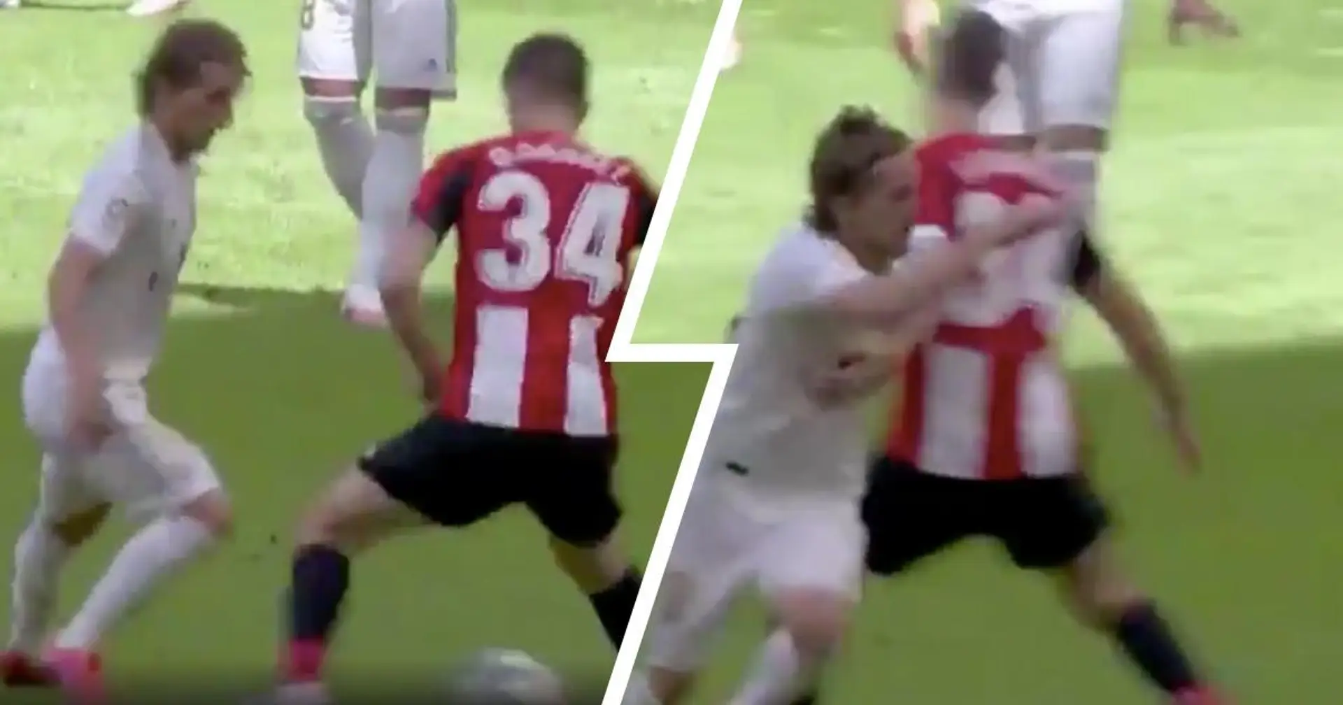 VIDEO: Luka Modric humilie un joueur de Bilbao et provoque une bagarre générale