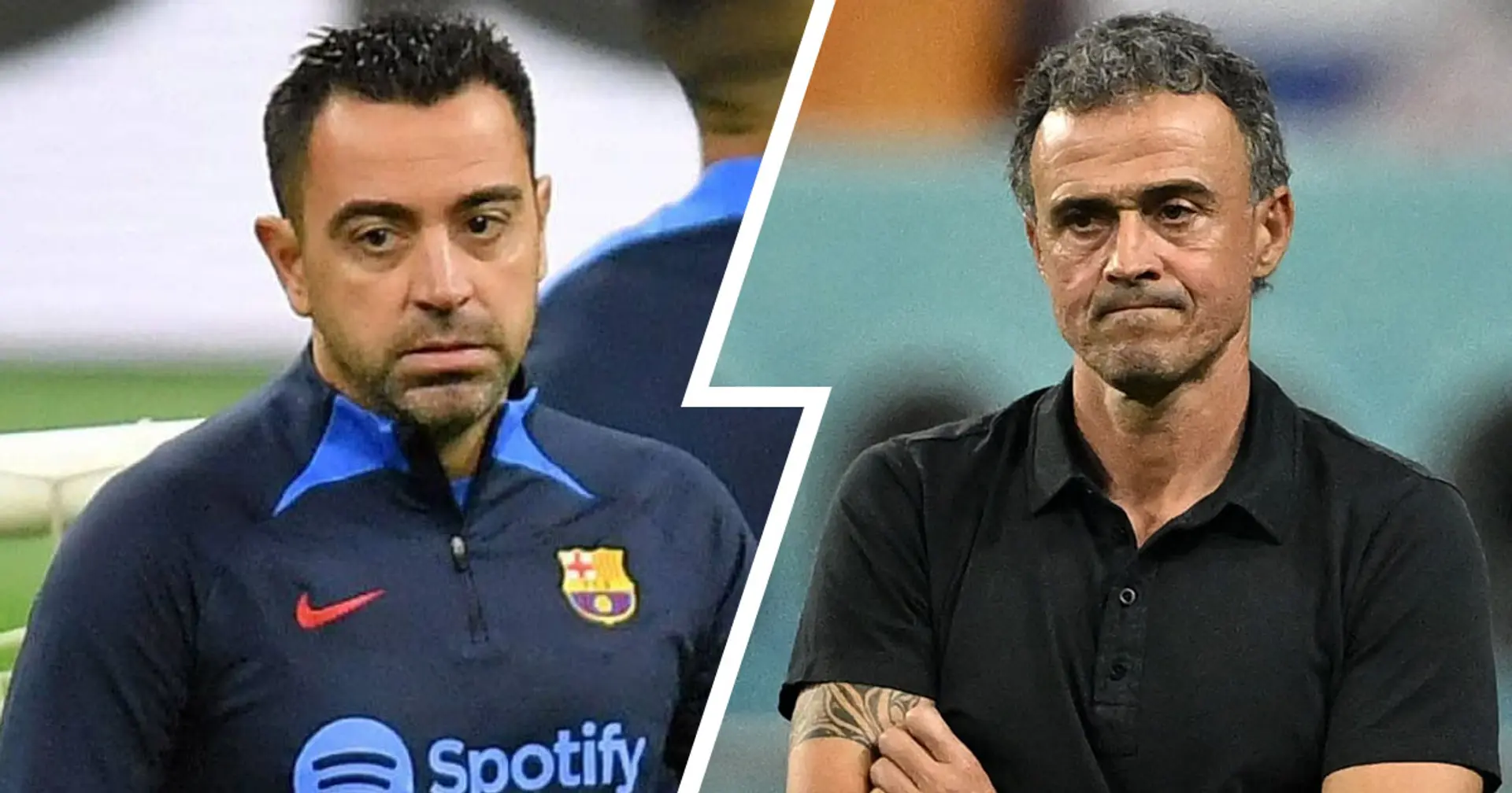 With Luis Enrique free, would you want him to replace Xavi now or at the end of the season?