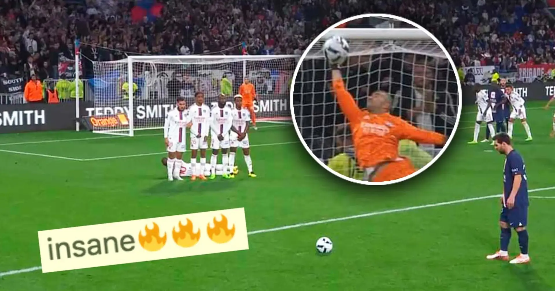 Why Messi's free kick v Lyon goes viral – even though he didn't score it