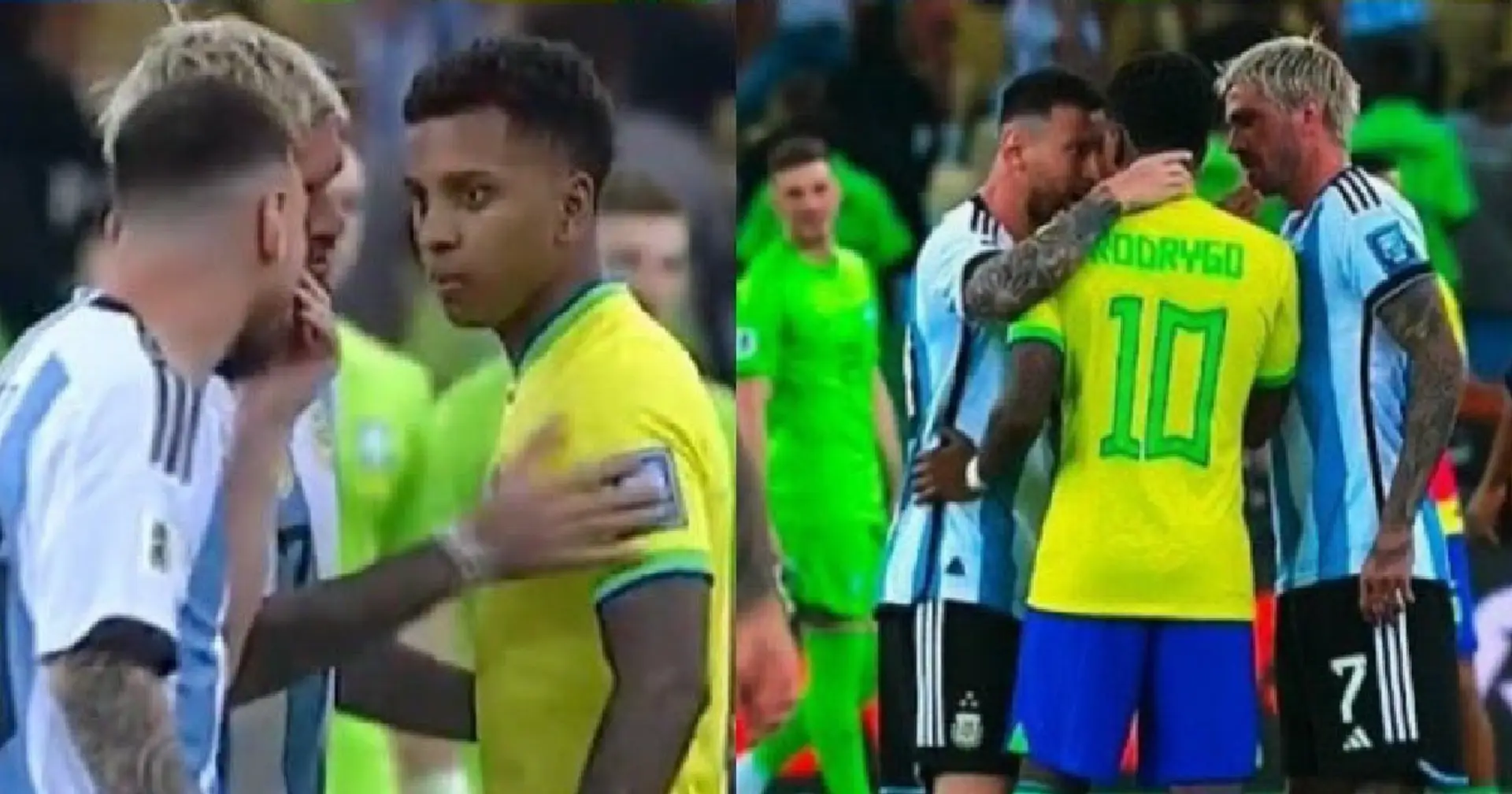 'Cuida tu boca, niño': cómo Messi silenció a Rodrygo después de una acalorada discusión