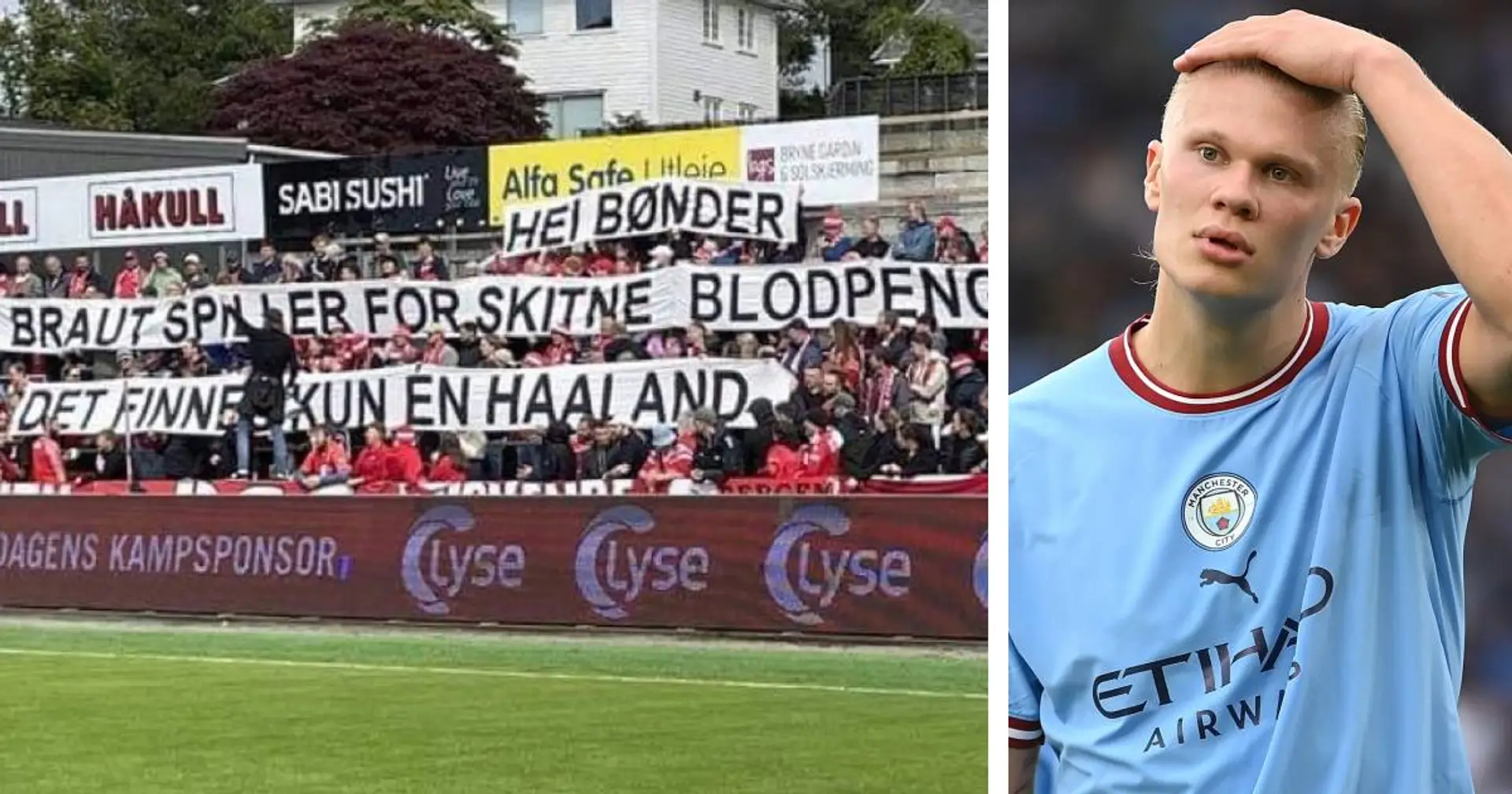 "Braut spielt für dreckiges Blutgeld": Norwegische Fans kritisieren Haaland hart für ManCity-Wechsel