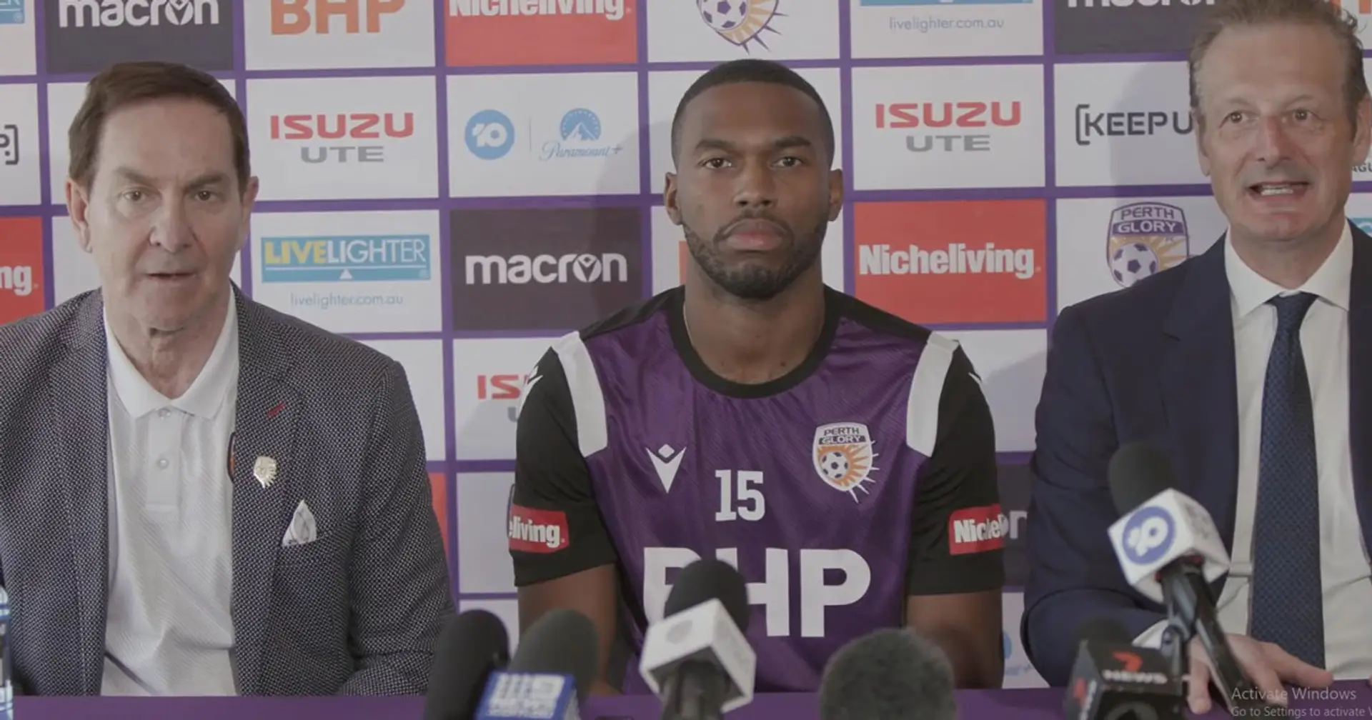 Daniel Sturridge pulls out of Perth Glory match as he is 'not used to four-hour flights'
