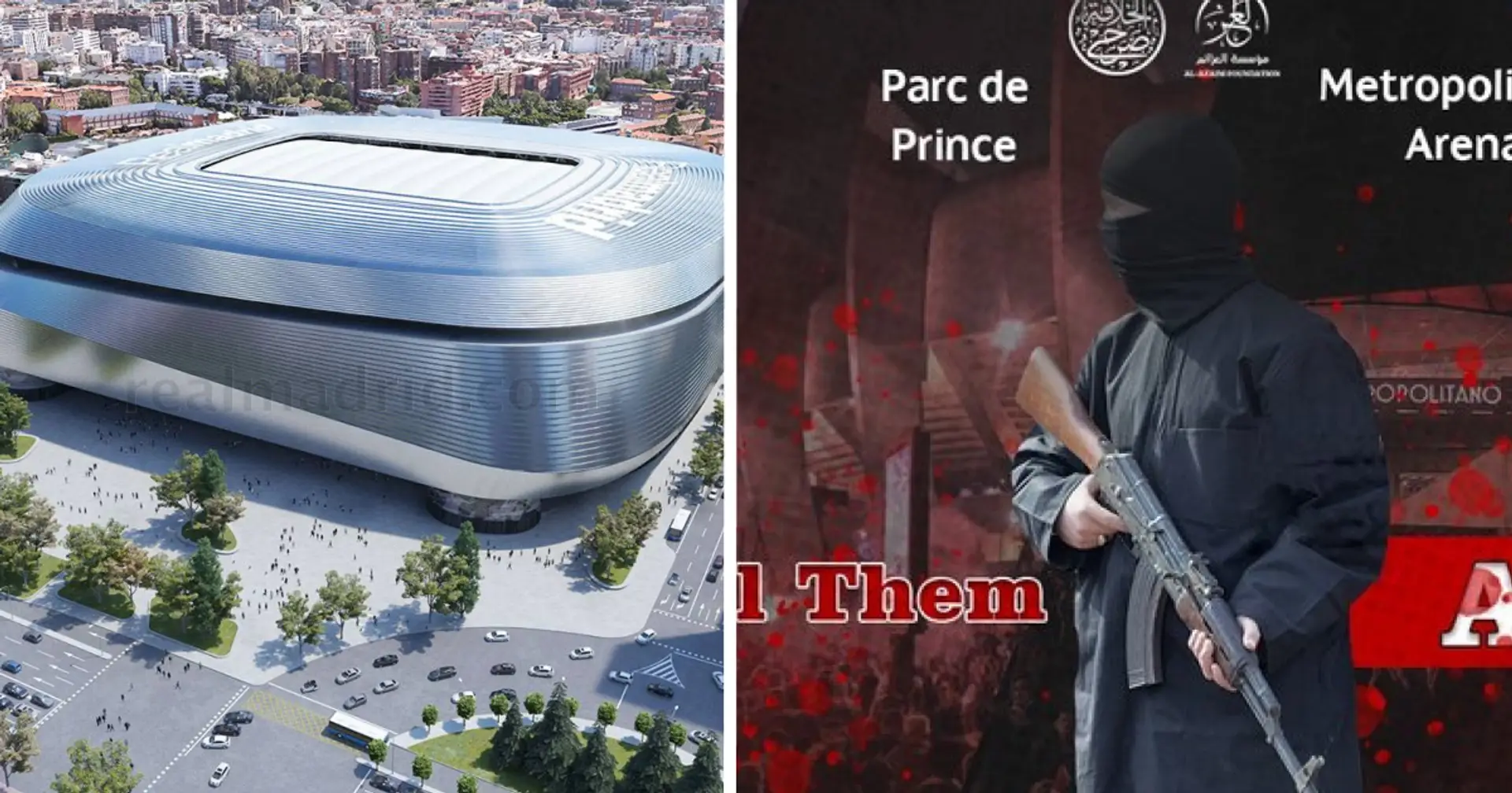 Estado Islámico amenaza con atacar en los cuartos de la Liga de Campeones, nombra al Bernabéu entre los posibles estadios atacados