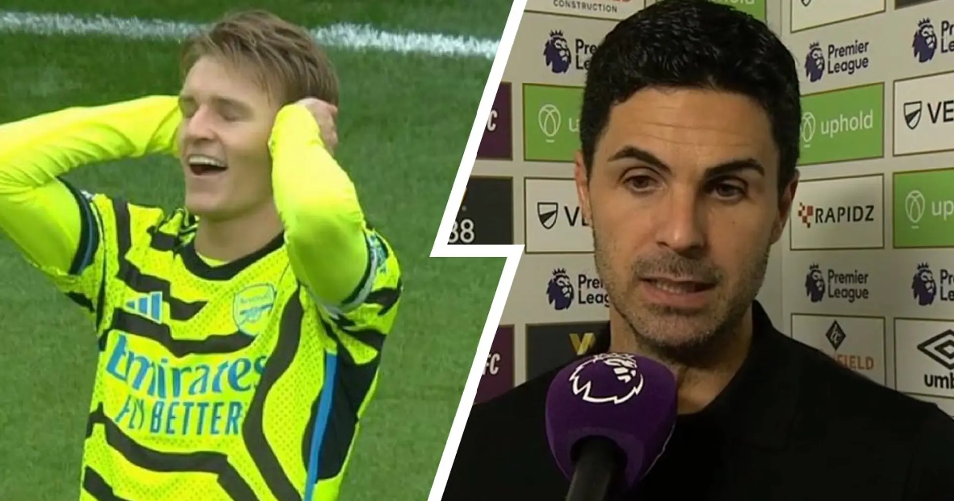'He needs to do what he feels': Arteta reflects on Odegaard mocking celebration police in Burnley win