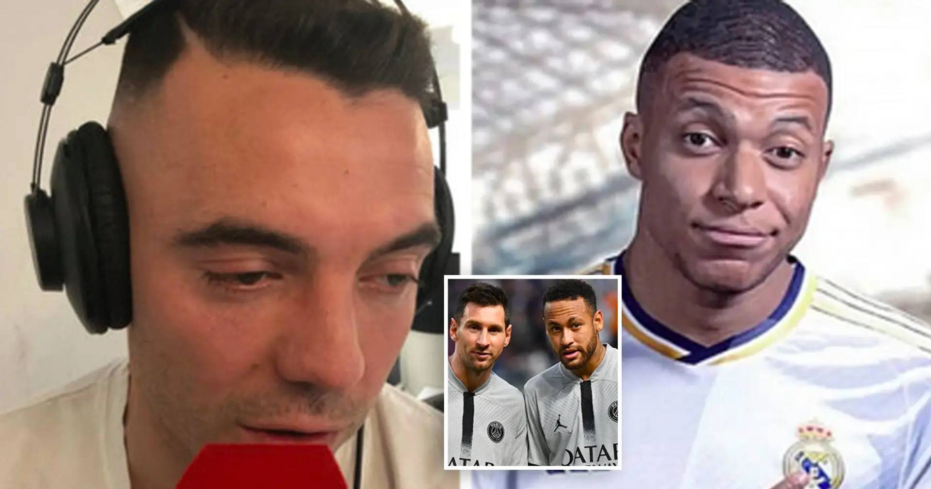 "Le PSG avec Messi et Neymar ressemblait aussi à une bombe": Iago Aspas relativise l'emballement autour du transfert de Mbappé
