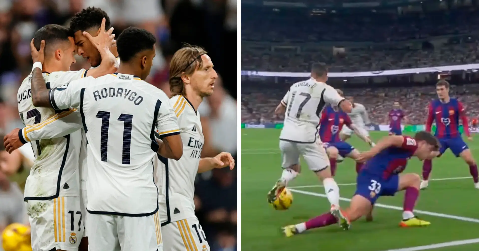 Real Madrid fans praise one player after the first half vs Barca - not Vinicius