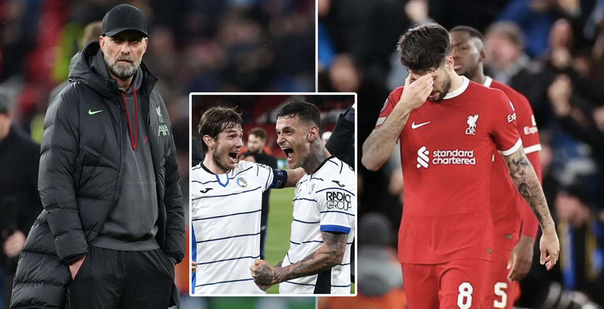 Liverpool drop out of top 3 Europa League favourites after Atalanta debacle