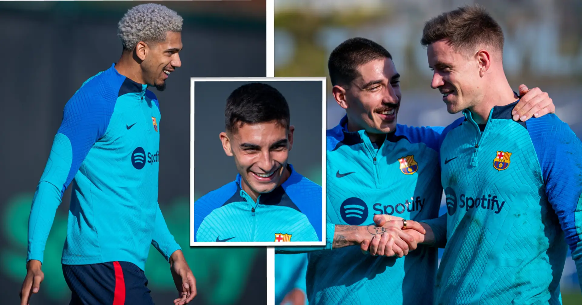3 players out: Barca's full 24-man squad in training after World Cup