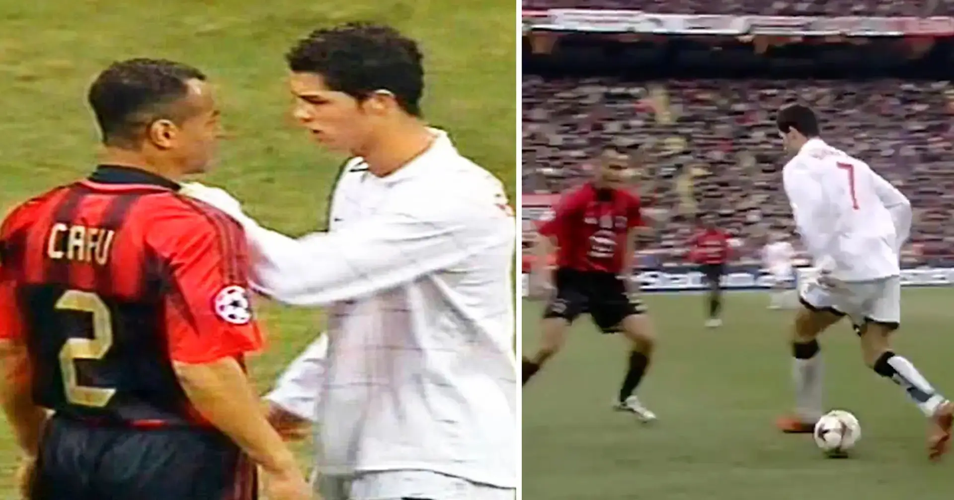 Qué pasó cuando Cristiano Ronaldo se enfrentó a Maldini, Stam, Nesta y Cafú en 2005 