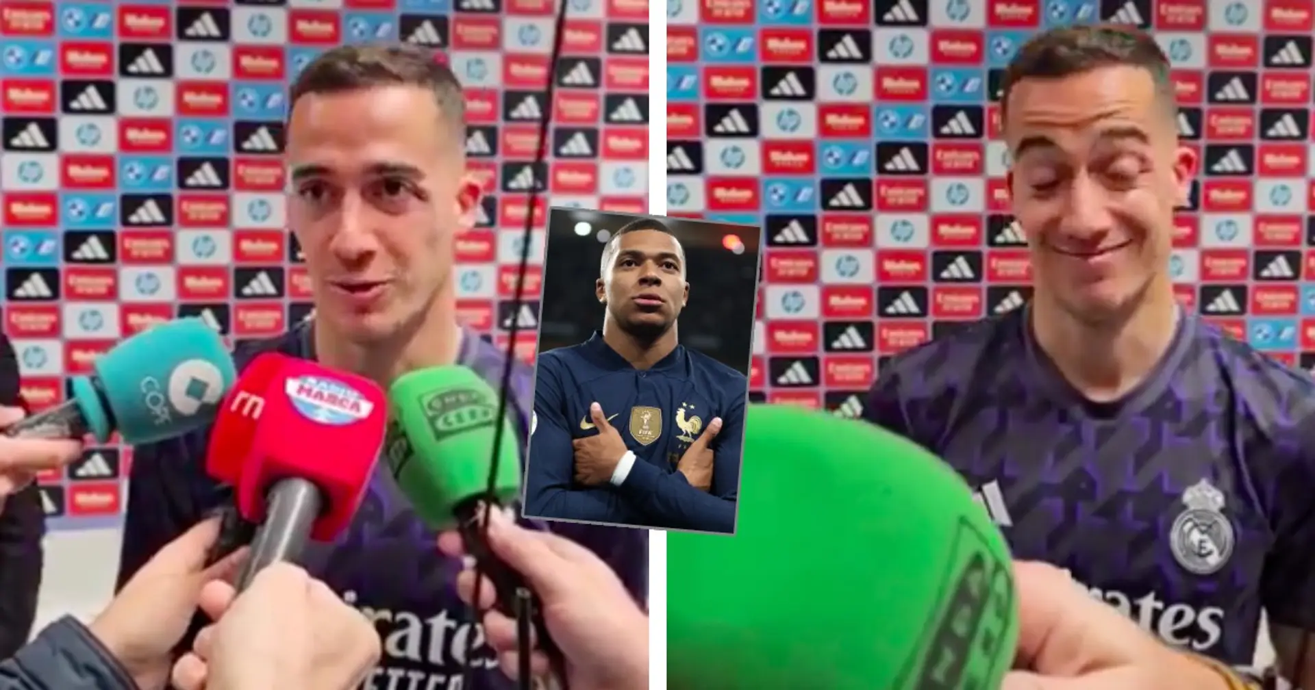 'Escuchamos mucho': la divertida reacción de Lucas cuando le preguntaron por Mbappé
