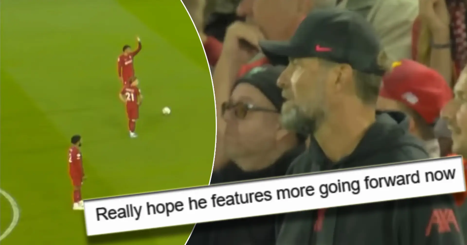 'His passing through the lines is such a good weapon for us': Liverpool fans name player who low-key impressed v Palace