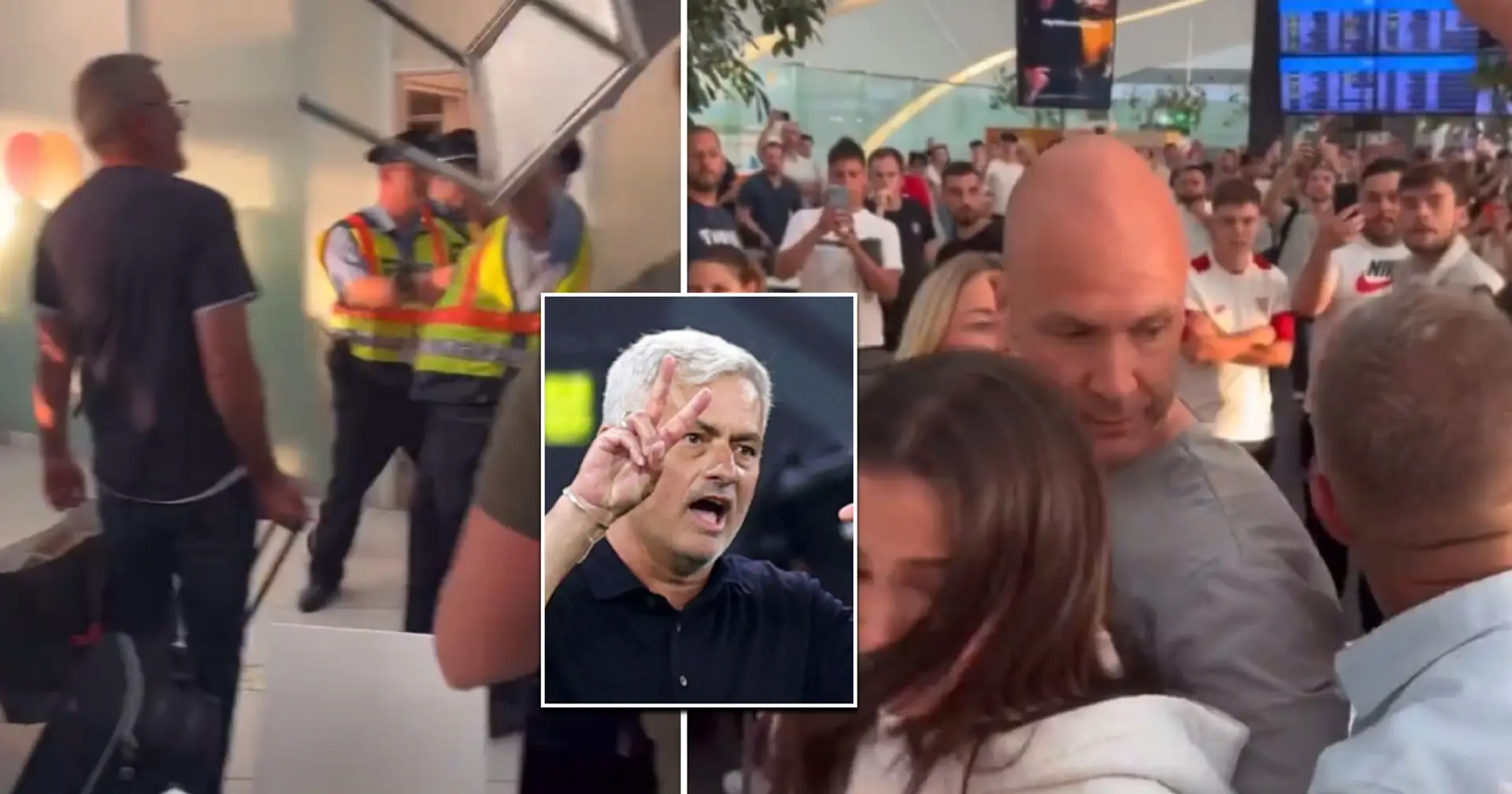 Insulti, pugni e una sedia contro Anthony Taylor e la sua famiglia in aeroporto: la follia dei tifosi della Roma dopo la Finale di Europa League (video)