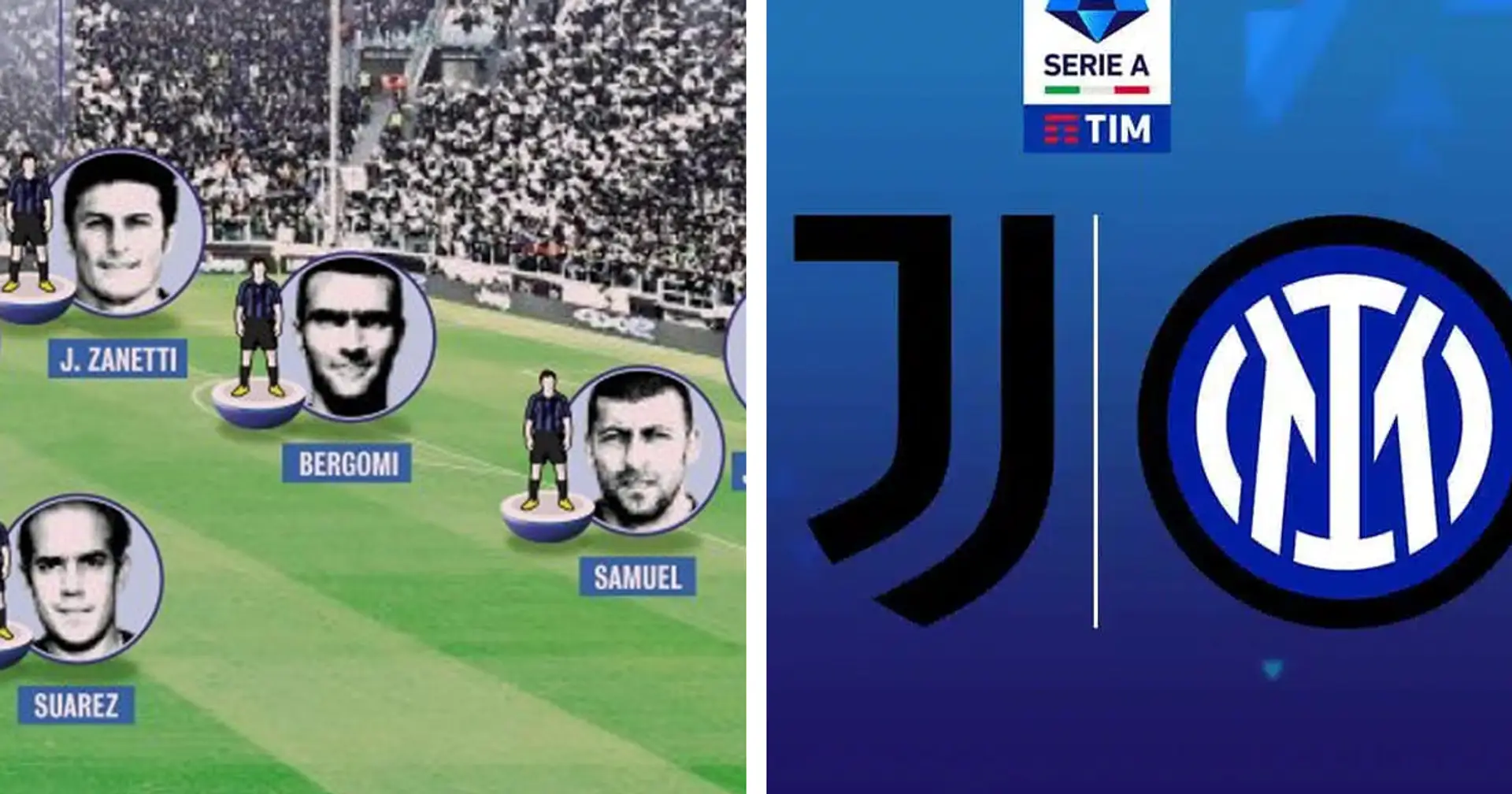 Ronaldo, Zanetti, Bergomi e non solo: il miglior XI 'All-Time' dell'Inter sfida il miglior XI della Juve