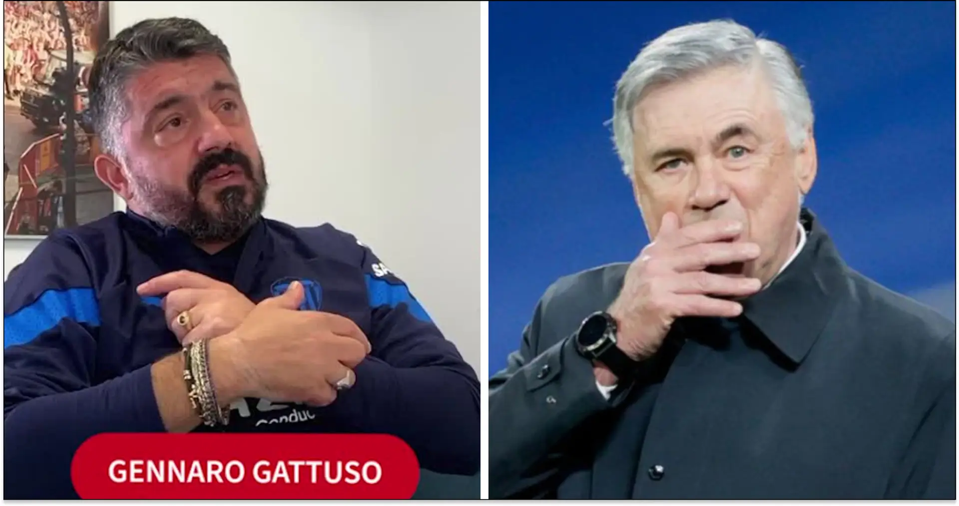 "Cela semble facile mais ça ne l'est pas": Gattuso cite la principale raison pour laquelle Ancelotti est le meilleur entraîneur du monde