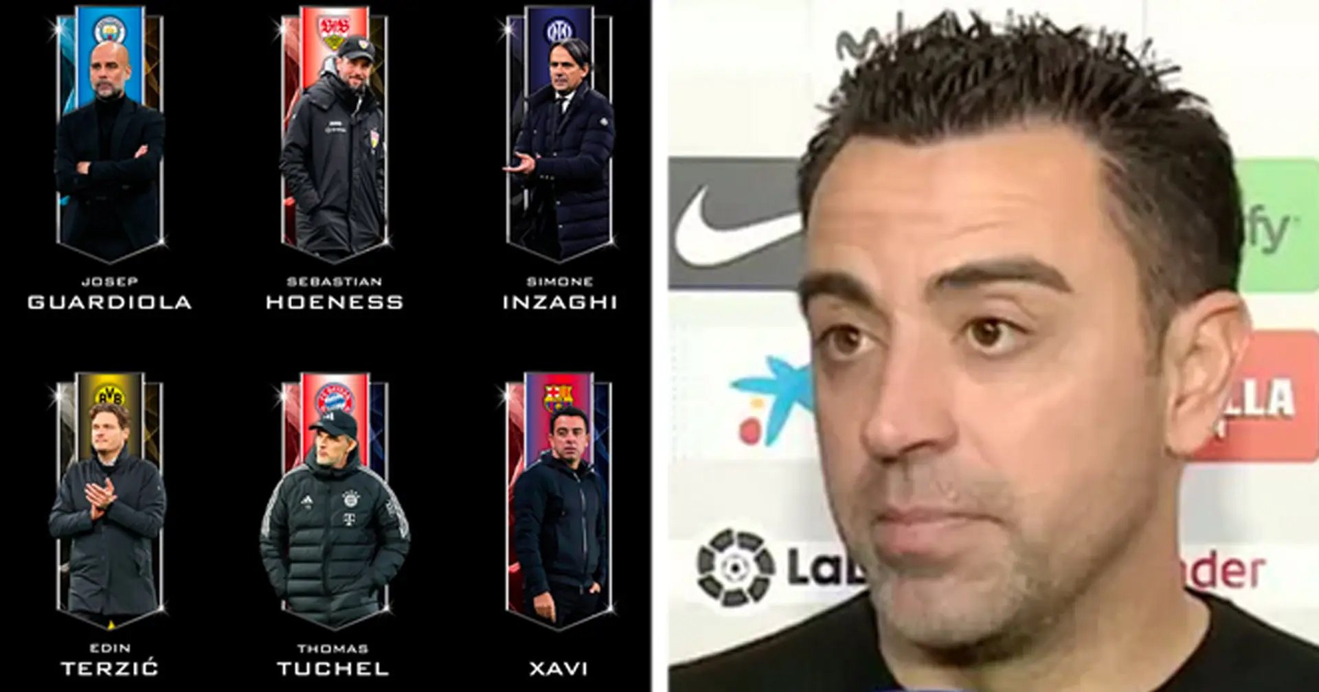 Xavi nominated for 2024 Best Coach by Globe Soccer Awards