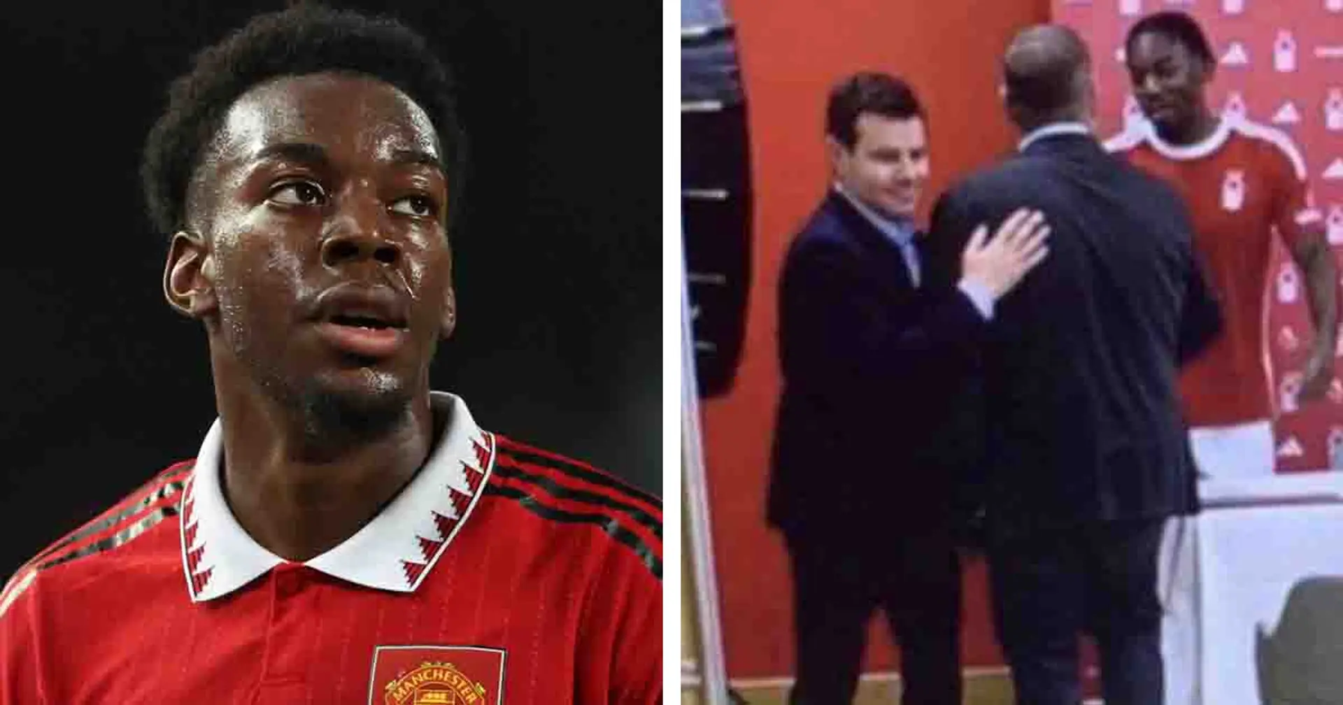 Spotted: Elanga seen wearing Nottingham Forest kit ahead of Man United exit