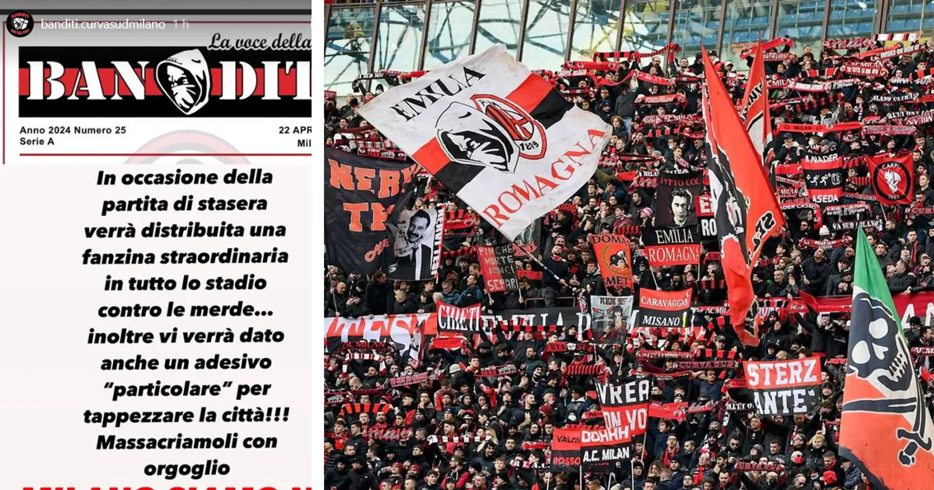 "Massacriamoli con orgoglio", il comunicato della Curva Sud a poche ore dal derby tra Milan e Inter