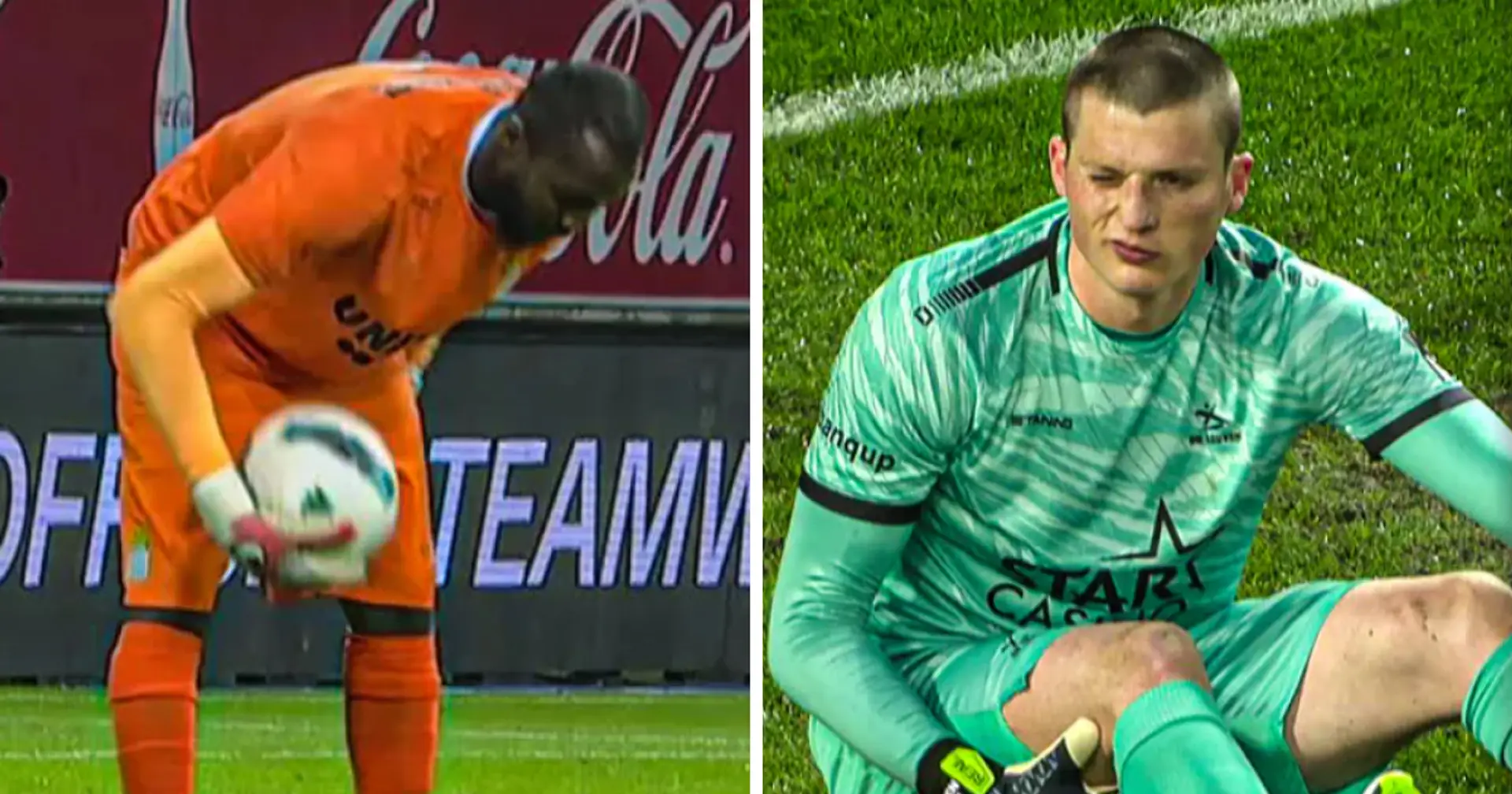 Warum verletzten sich gleich 3 Torhüter in der belgischen Liga in derselben Minute?