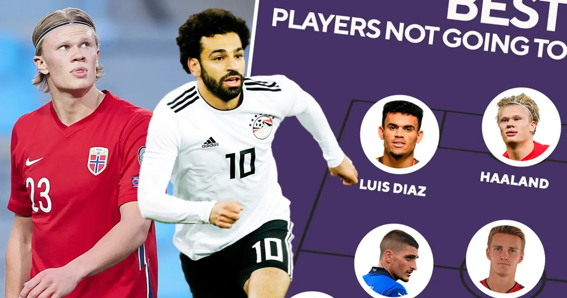 El mejor XI de estrellas que se perderán la Copa Mundial de Qatar 2022, incluidos Salah, Haaland y más 