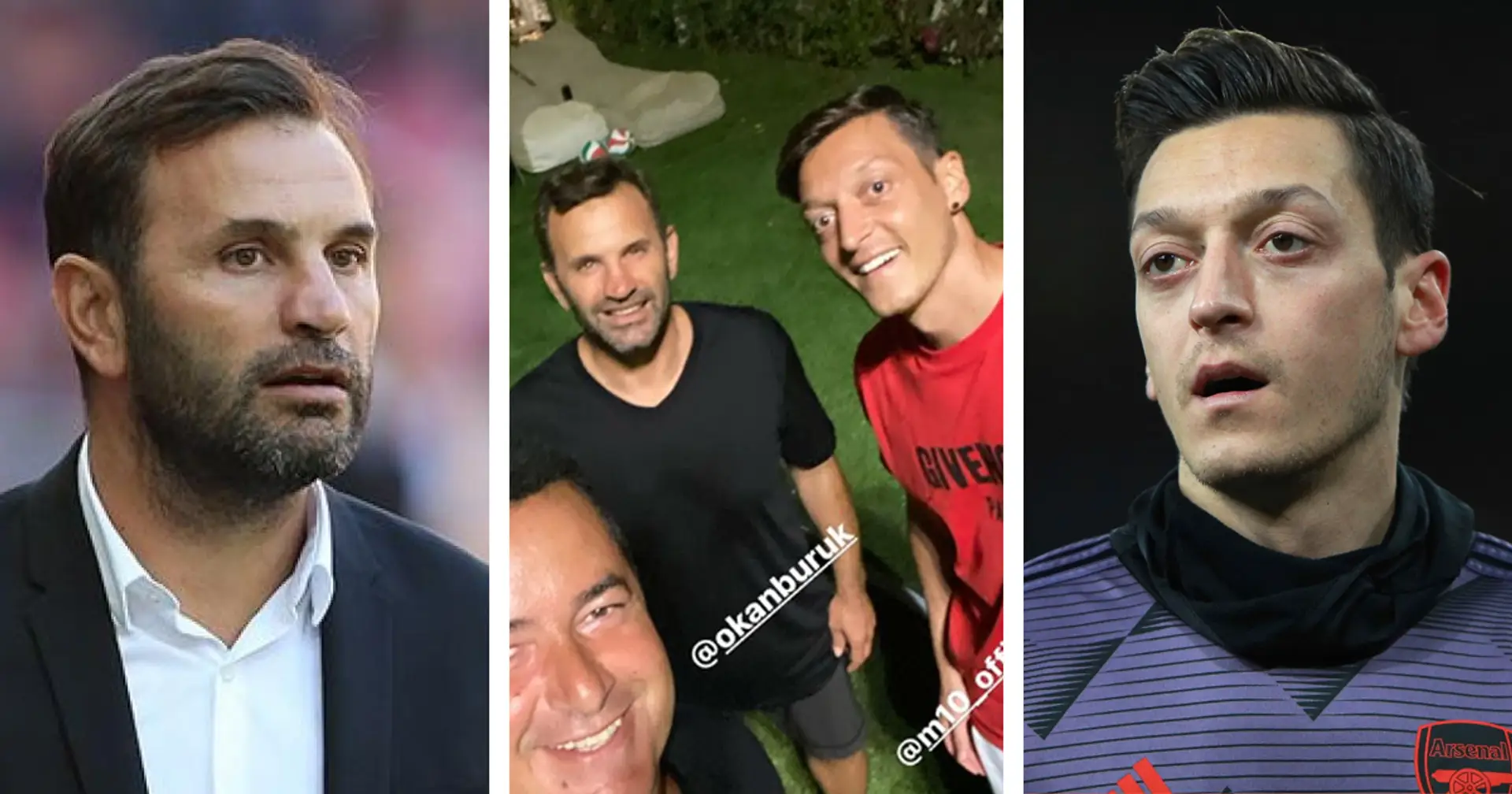 Arsenal exit on cards? Ozil spotted hanging out with Istanbul Basaksehir manager in Turkey
