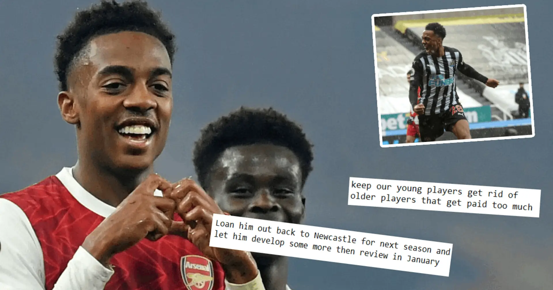 'Loan him out back to Newcastle', 'Arsenal should keep him': Fans split over Willock's future